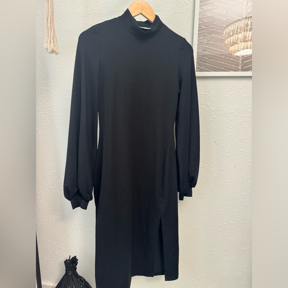 Susana Monaco - Long Sleeve Mock Neck Dress NWT - Picture 9 of 17